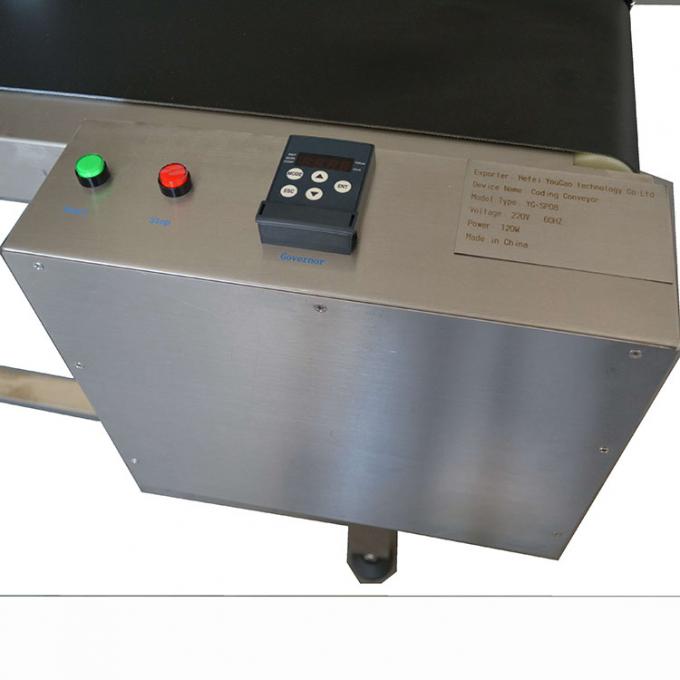 Düzenlenebilir Baffle 25m/Min Şişeler Konserve Kodlama Taşıyıcı Makinesi 0