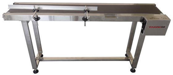 Düzenlenebilir Baffle 25m/Min Şişeler Konserve Kodlama Taşıyıcı Makinesi