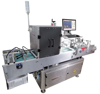 Flip Plate Rejection Code Printing Visual Inspection Machine With Batch Counting (Flip Plate Reddedilme Kodu Yazdırma, Toplu Sayımla Görsel Denetim Makinesi)
